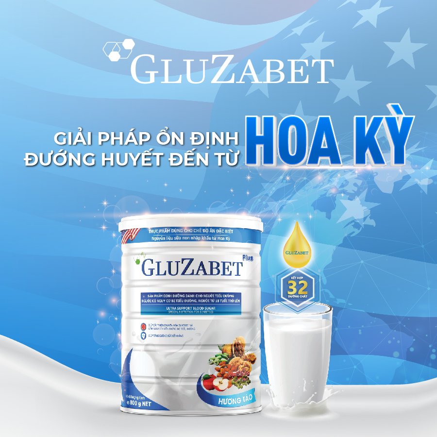 Sữa Gluzabet Dinh Dưỡng Dành Cho Người Tiểu Đường