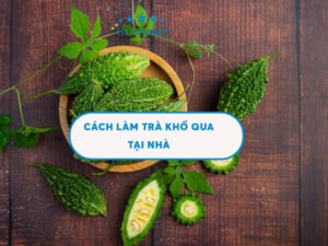 cách làm trà khổ qua